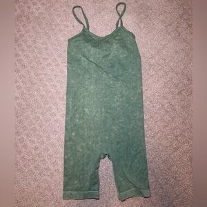Indero Green Sleeveless Jumpsuit Size S